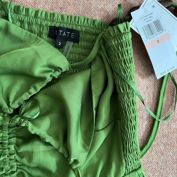 Green Halter Midi Dress - Picture 2 of 2